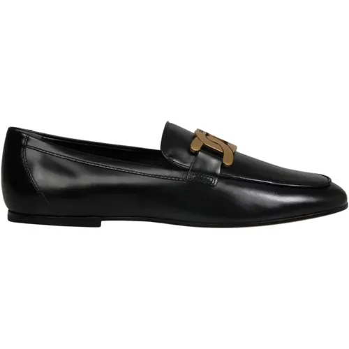 Chain Horsebit Leather Loafers , female, Sizes: 6 UK, 4 UK, 3 UK, 4 1/2 UK, 8 UK, 7 UK, 5 UK, 5 1/2 UK - TOD'S - Modalova