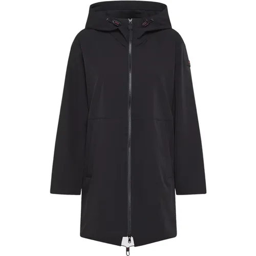 Stretch Nylon Swallow Tail Parka , Damen, Größe: S - Peuterey - Modalova