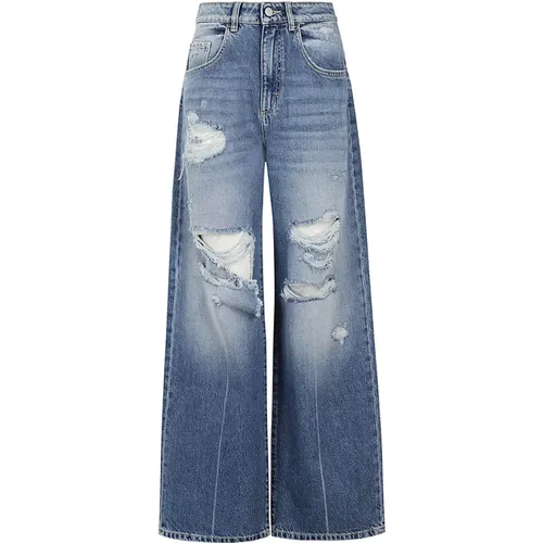 Weite Bein Jeans , Damen, Größe: W27 - Icon Denim - Modalova