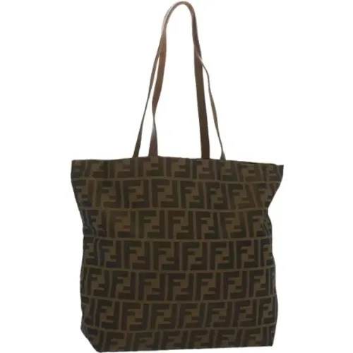 Pre-owned Canvas totes , female, Sizes: ONE SIZE - Fendi Vintage - Modalova