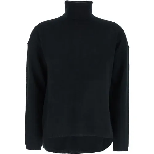 Kaschmir Hochgeschlossener Feinstrickpullover , Damen, Größe: S - allude - Modalova