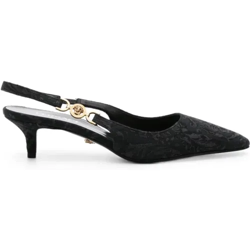 Heeled Shoes , female, Sizes: 4 UK, 4 1/2 UK, 3 UK - Versace - Modalova