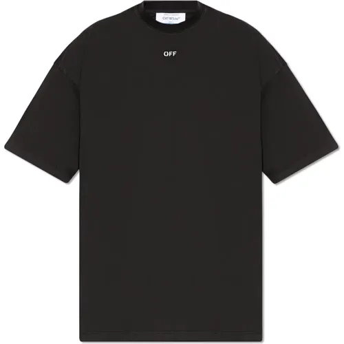 Oversize T-Shirt , Herren, Größe: XS - Off White - Modalova
