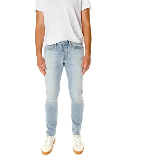 Slim Fit Mid Waist Jeans , Herren, Größe: W31 L30 - Denham - Modalova