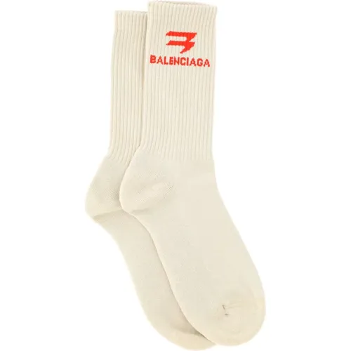 L M IN Socks , male, Sizes: XL - Balenciaga - Modalova