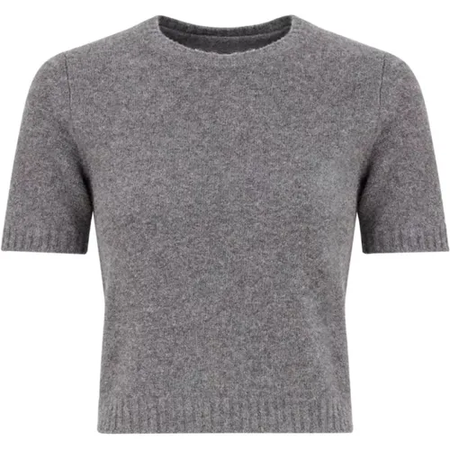 Charcoal Grey Knitted Sweater , female, Sizes: S, XS - Maison Margiela - Modalova
