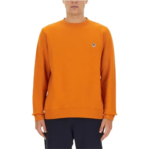 Sweatshirt mit Zebra-Patch , Herren, Größe: L - PS By Paul Smith - Modalova