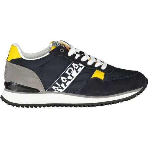 Contrast Lace-Up Sneakers , male, Sizes: 10 UK, 11 UK, 7 UK - Napapijri - Modalova