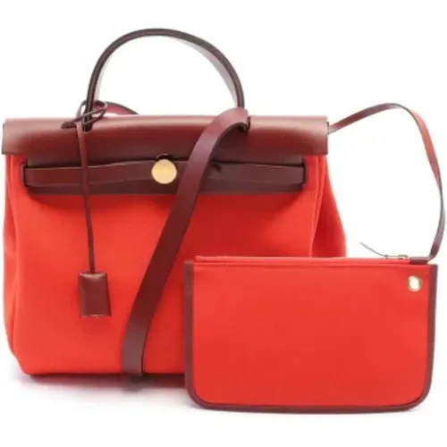 Pre-owned Leather handbags , female, Sizes: ONE SIZE - Hermès Vintage - Modalova