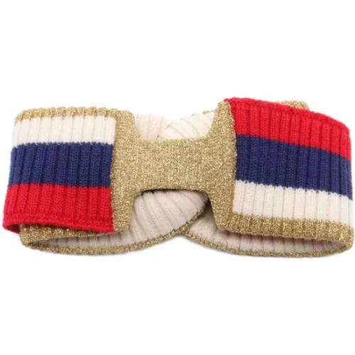 Pre-owned Wool hair-accessories , female, Sizes: ONE SIZE - Gucci Vintage - Modalova