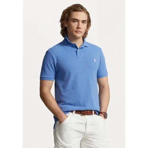 Baumwoll-Polo-Shirt , Herren, Größe: M - Ralph Lauren - Modalova