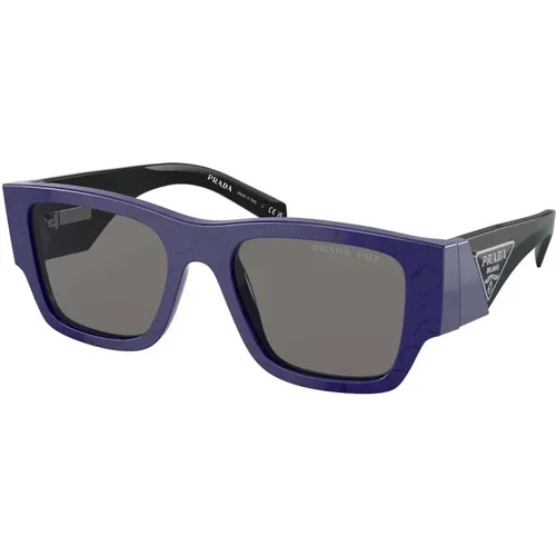 Baltic Marble/Grey Sunglasses , male, Sizes: 54 MM - Prada - Modalova