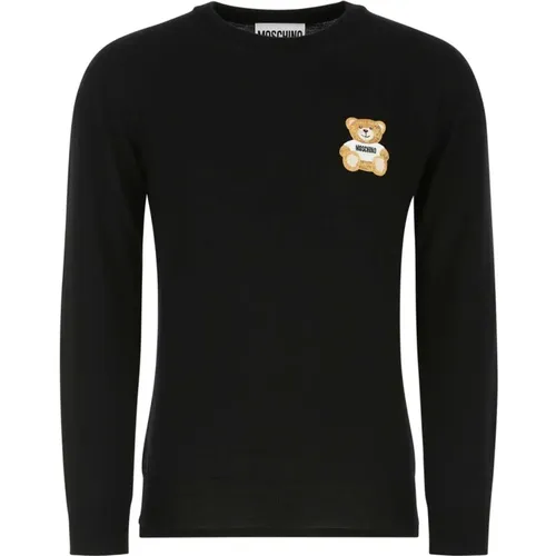 Stylish Wool Sweater , male, Sizes: M - Moschino - Modalova