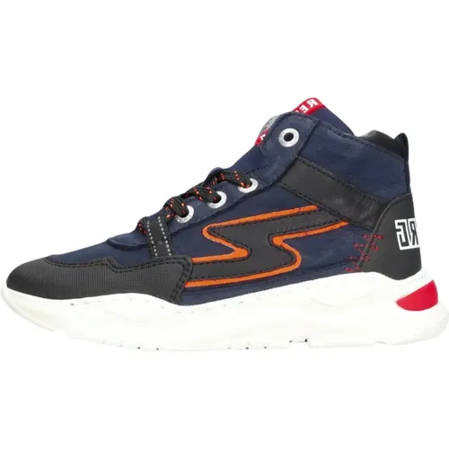 Hoher Sneaker mit Neon-Details - Red Rag - Modalova