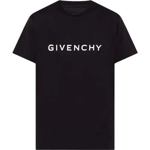 T-Shirt mit Logo , Herren, Größe: S - Givenchy - Modalova