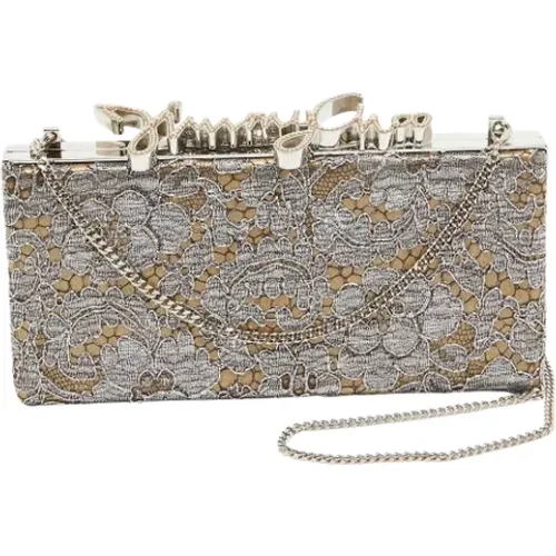 Pre-owned Lace clutches , female, Sizes: ONE SIZE - Jimmy Choo Pre-owned - Modalova