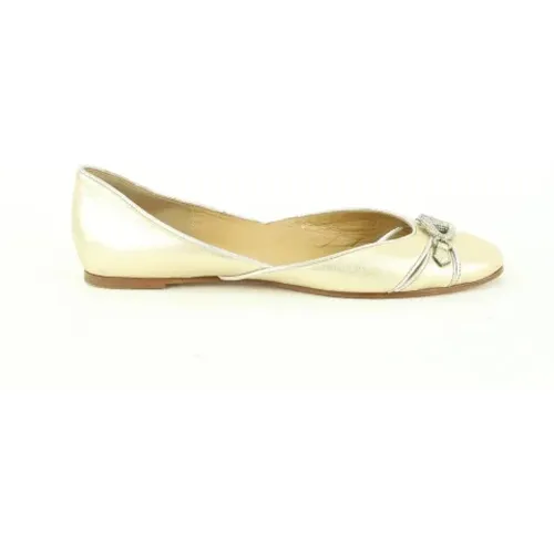 Pre-owned Leather Ballerinas , female, Sizes: 5 1/2 UK - Valentino Vintage - Modalova