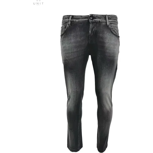 Distressed Washed Denim Jeans , male, Sizes: W30, W31, W33 - Hand Picked - Modalova