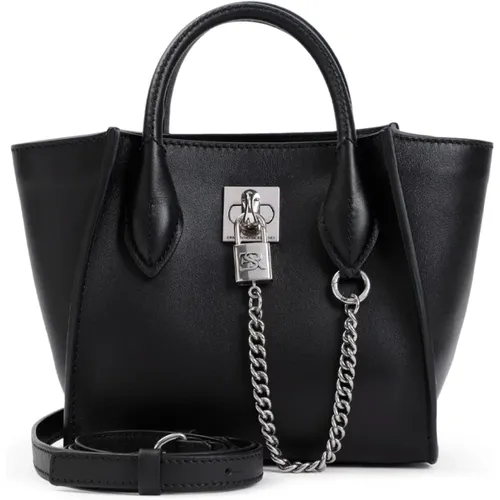 Schwarze Mini Shopping Tasche - Ermanno Scervino - Modalova