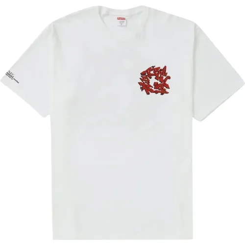 Cotton Logo Tee Limited Edition , male, Sizes: L, S, XL, M - Supreme - Modalova