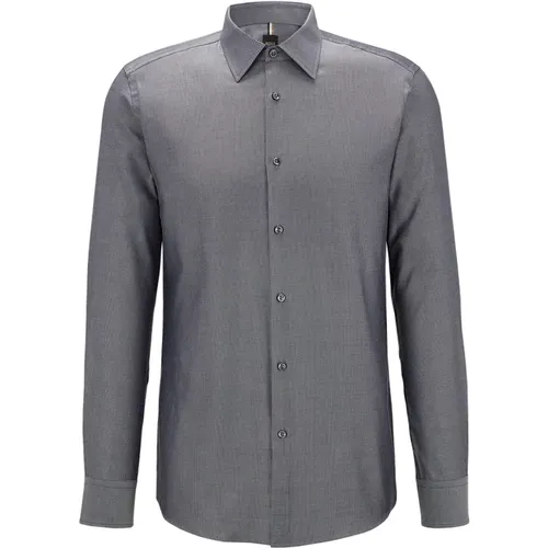 Lin Composition Chemise , male, Sizes: 2XL, 3XL, 6XL, M, S, XS, L, XL - Hugo Boss - Modalova