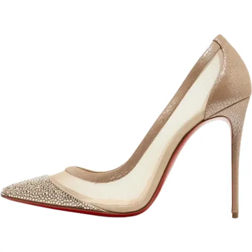Pre-owned Mesh heels , female, Sizes: 8 UK - Christian Louboutin Pre-owned - Modalova