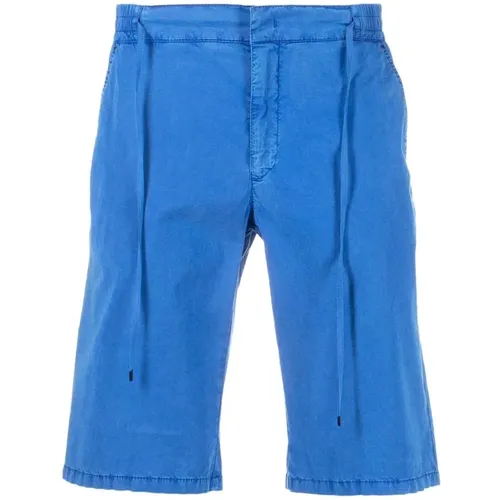 Blaue Elegante Bermuda Shorts , Herren, Größe: M - ZILLI - Modalova