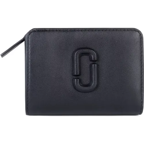 Schwarze Mini Compact Geldbörse , unisex, Größe: ONE Size - Marc Jacobs - Modalova