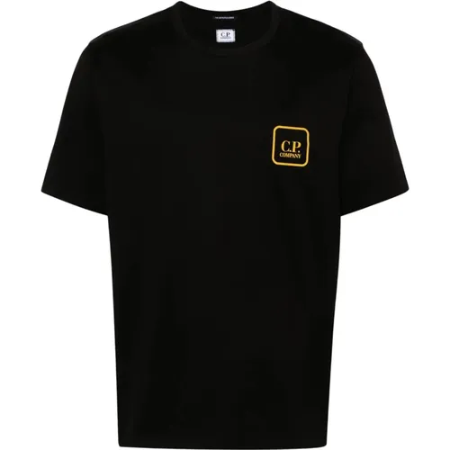 Round Neck Printed T-shirt , male, Sizes: 2XL, XL, L - C.P. Company - Modalova