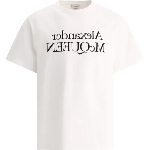 Reflektierendes Logo T-Shirt - alexander mcqueen - Modalova