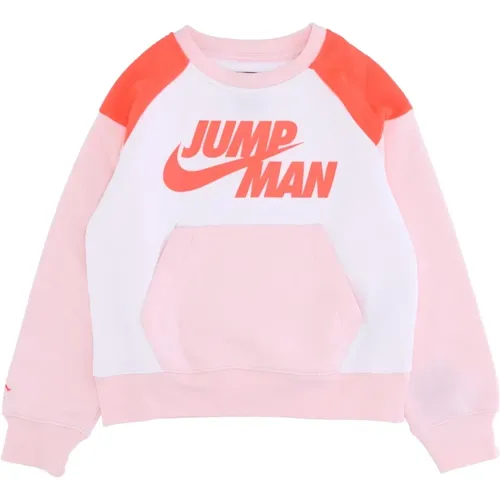 Rosa Crewneck Sweatshirt mit Jumpman Logo - Jordan - Modalova