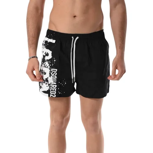 Boxershorts mit elastischem Bund , Herren, Größe: L - Dsquared2 - Modalova