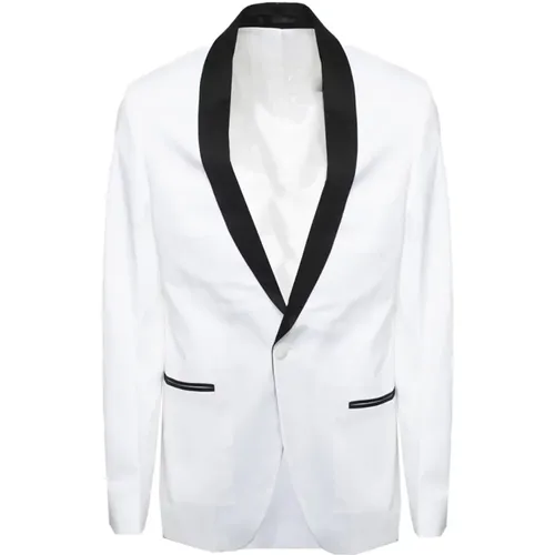 Contrast Lapel Suit , male, Sizes: M, XL, L - Karl Lagerfeld - Modalova