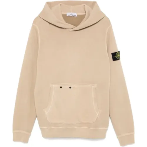 Compass Application Sweatshirt , male, Sizes: S, L, M - Stone Island - Modalova