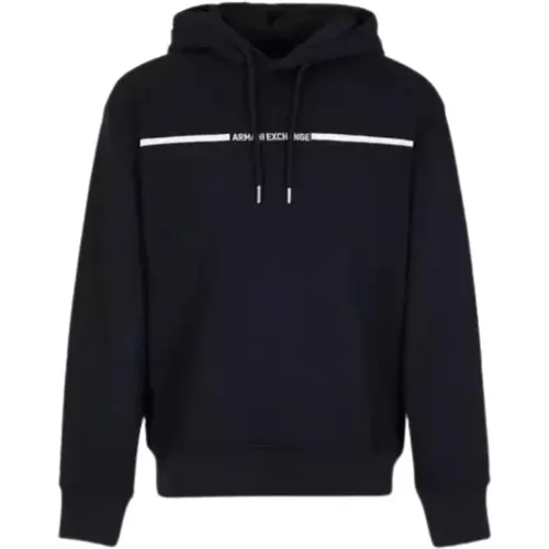Hooded Sweatshirt , male, Sizes: XS, XL, M, L, S - Armani Exchange - Modalova