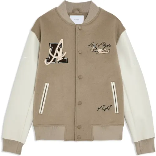 Wes Varsity Jacket , Herren, Größe: M - Axel Arigato - Modalova