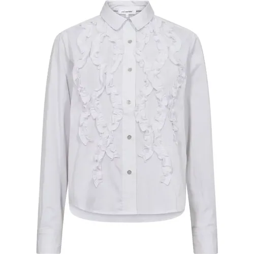Ruffle Shirt Blouse , female, Sizes: XS - Co'Couture - Modalova
