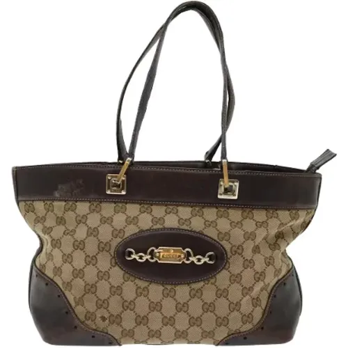 Pre-owned Canvas totes , female, Sizes: ONE SIZE - Gucci Vintage - Modalova