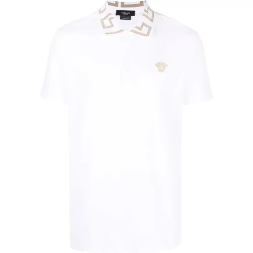 Polo Shirt , male, Sizes: M - Versace - Modalova