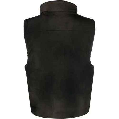 Brauner Logo Down Vest Pullover , Damen, Größe: M - 032c - Modalova