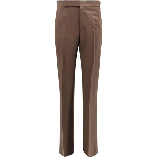 Flared Trousers with Zip Closure , male, Sizes: L - Lardini - Modalova