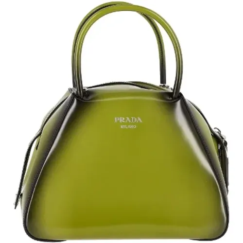 Pre-owned Leather prada-bags , female, Sizes: ONE SIZE - Prada Vintage - Modalova