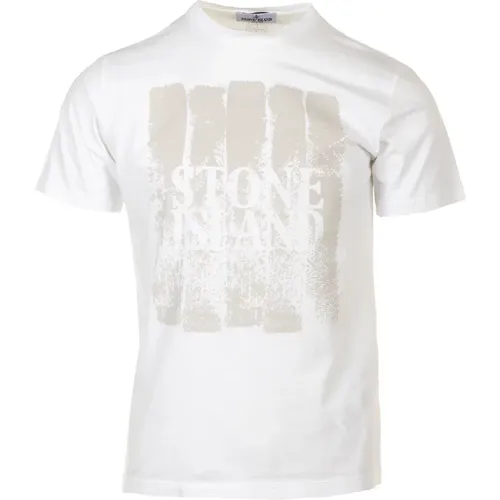 Weiße T-Shirts und Polos Junior - Stone Island - Modalova