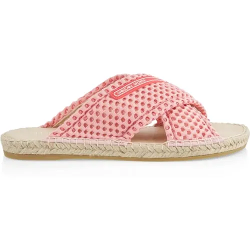 Espadrille-Sandalen mit Mesh , Damen, Größe: 37 EU - Marc Cain - Modalova