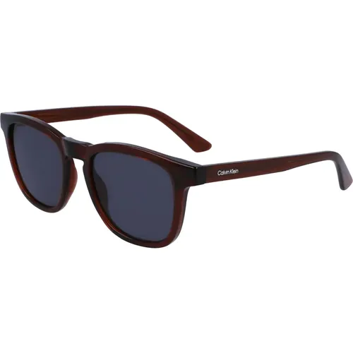Dark /Blue Sonnenbrillen , Herren, Größe: 52 MM - Calvin Klein - Modalova