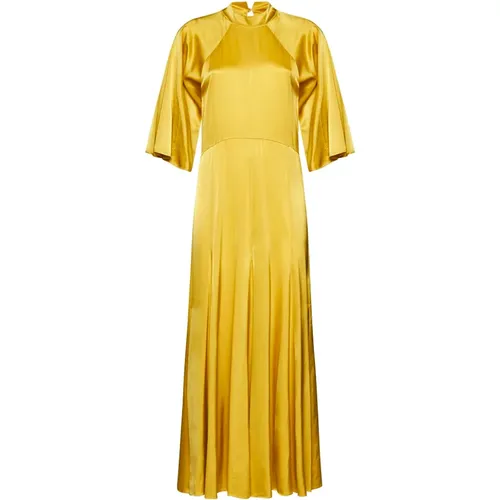 Goldenes Seiden Couture Kleid - Forte Forte - Modalova