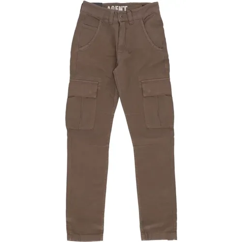 Taupe Streetwear Agent Pant , Herren, Größe: W32 - alpha industries - Modalova