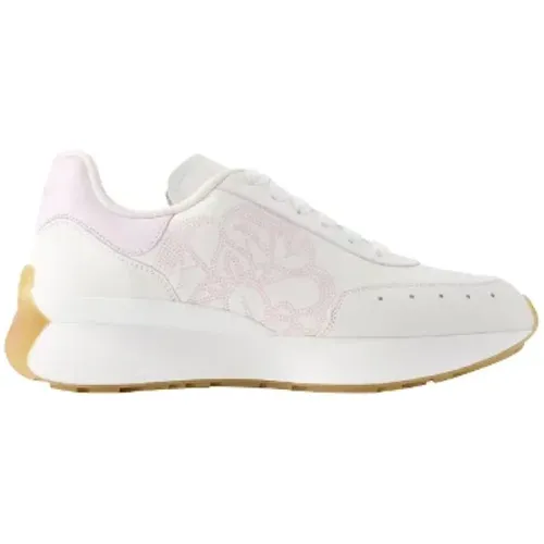 Leather sneakers , female, Sizes: 7 UK - alexander mcqueen - Modalova