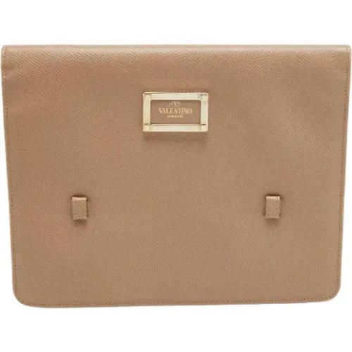 Pre-owned Leather home-office , female, Sizes: ONE SIZE - Valentino Vintage - Modalova