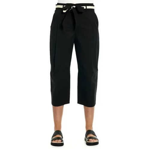 Folded Trousers , female, Sizes: XS - Manila Grace - Modalova